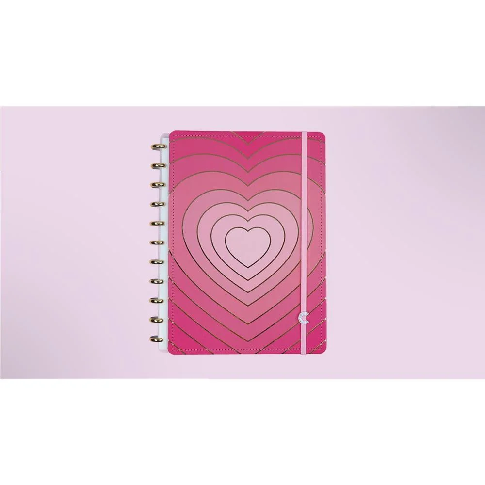 Caderno Inteligente Grande Golden Love 80Fls 215X280Mm Caderno Inteligente - imagem 4