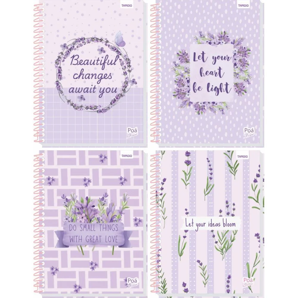 Caderno 10X1 Capa Dura Poa 160 Folhas Tamoio (Pct.c/04) - imagem 2