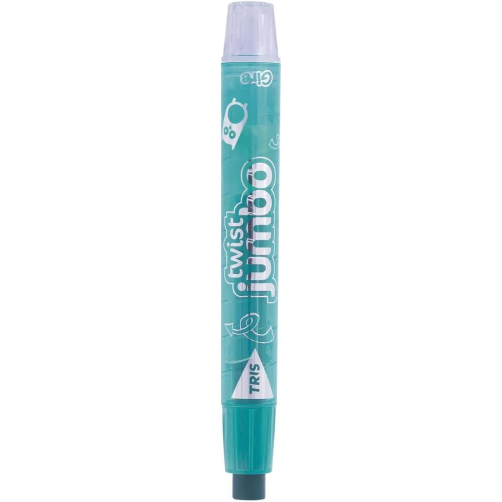 Giz De Cera Jumbo Retratil Twist 12 Cores Summit - imagem 3