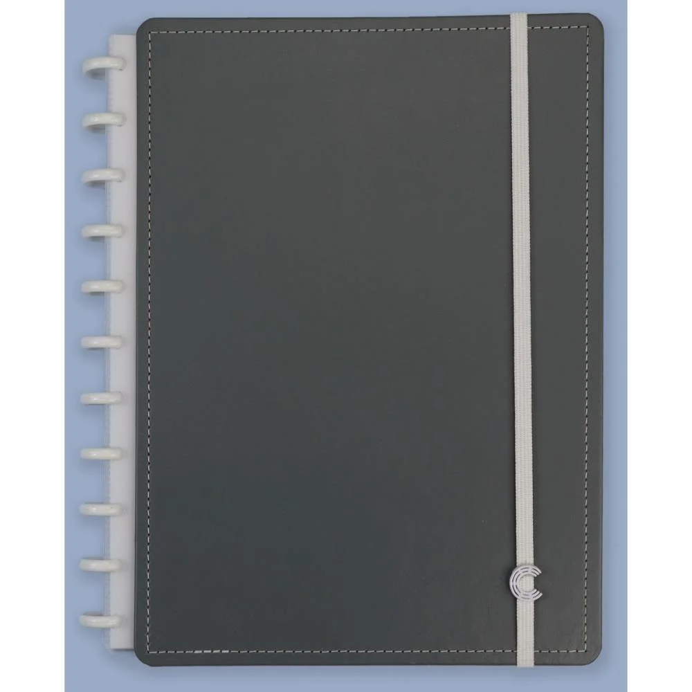 Caderno Inteligente Grande Cool Grey 80Fls 215X280Mm Caderno Inteligente - imagem 4