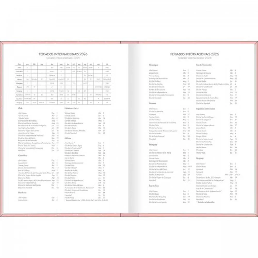 Agenda Permanente Pepper Cost Femin.160F 123X166 Tilibra (Pct.c/06) - imagem 4