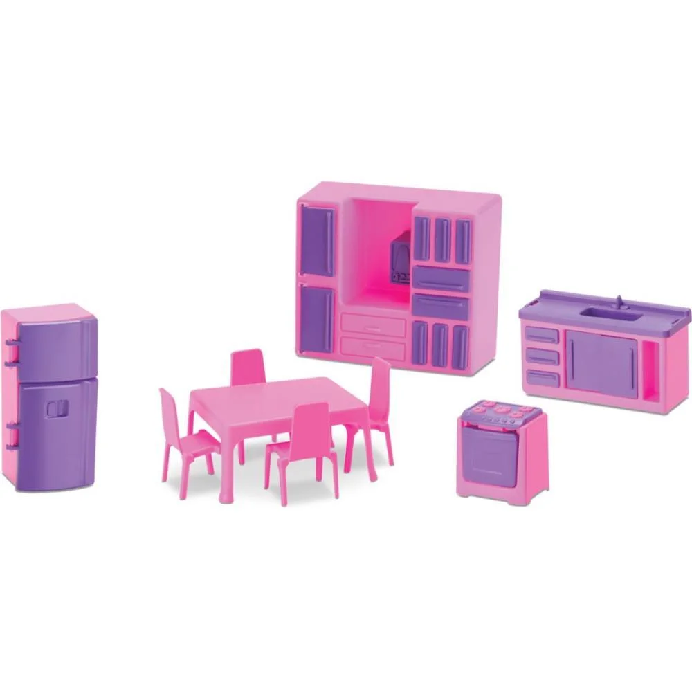 Casinha De Boneca Colecao Judy Home Cozinha Samba Toys - imagem 2