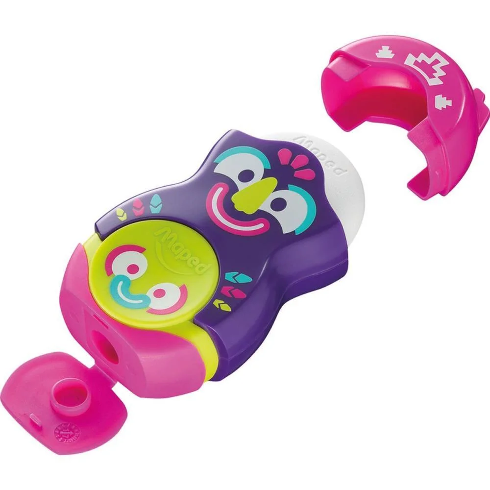 Apontador Com Deposito Loopy Totem C/Borracha Rotativ Maped C/ 24 Unidades - imagem 11