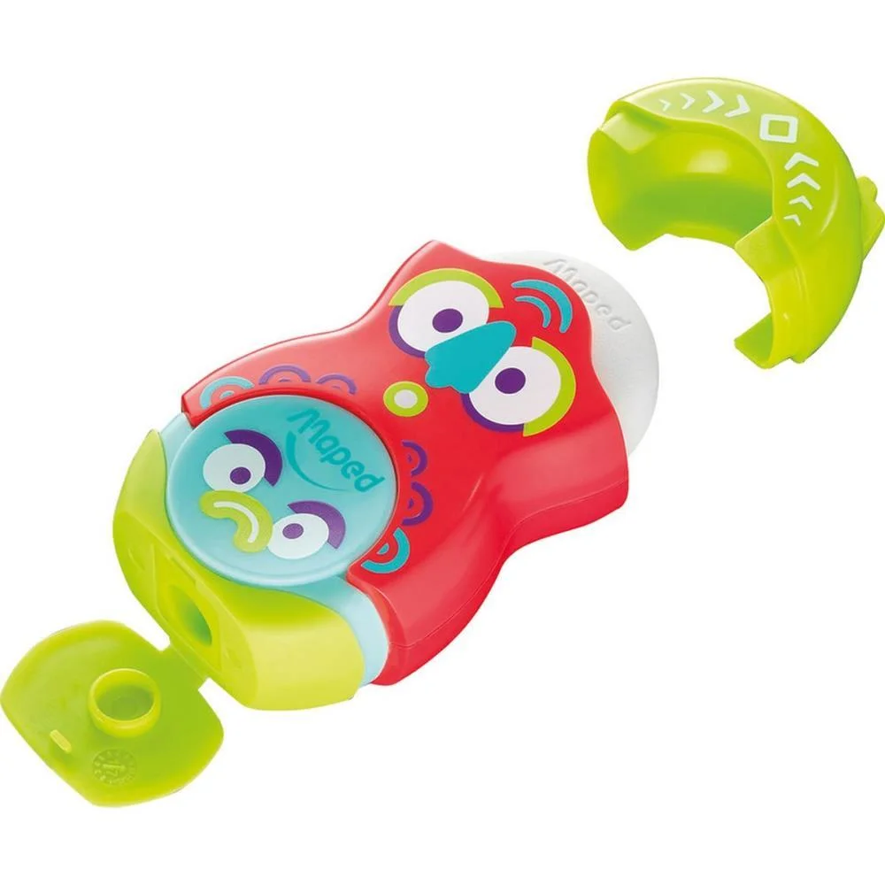 Apontador Com Deposito Loopy Totem C/Borracha Rotativ Maped C/ 24 Unidades - imagem 4