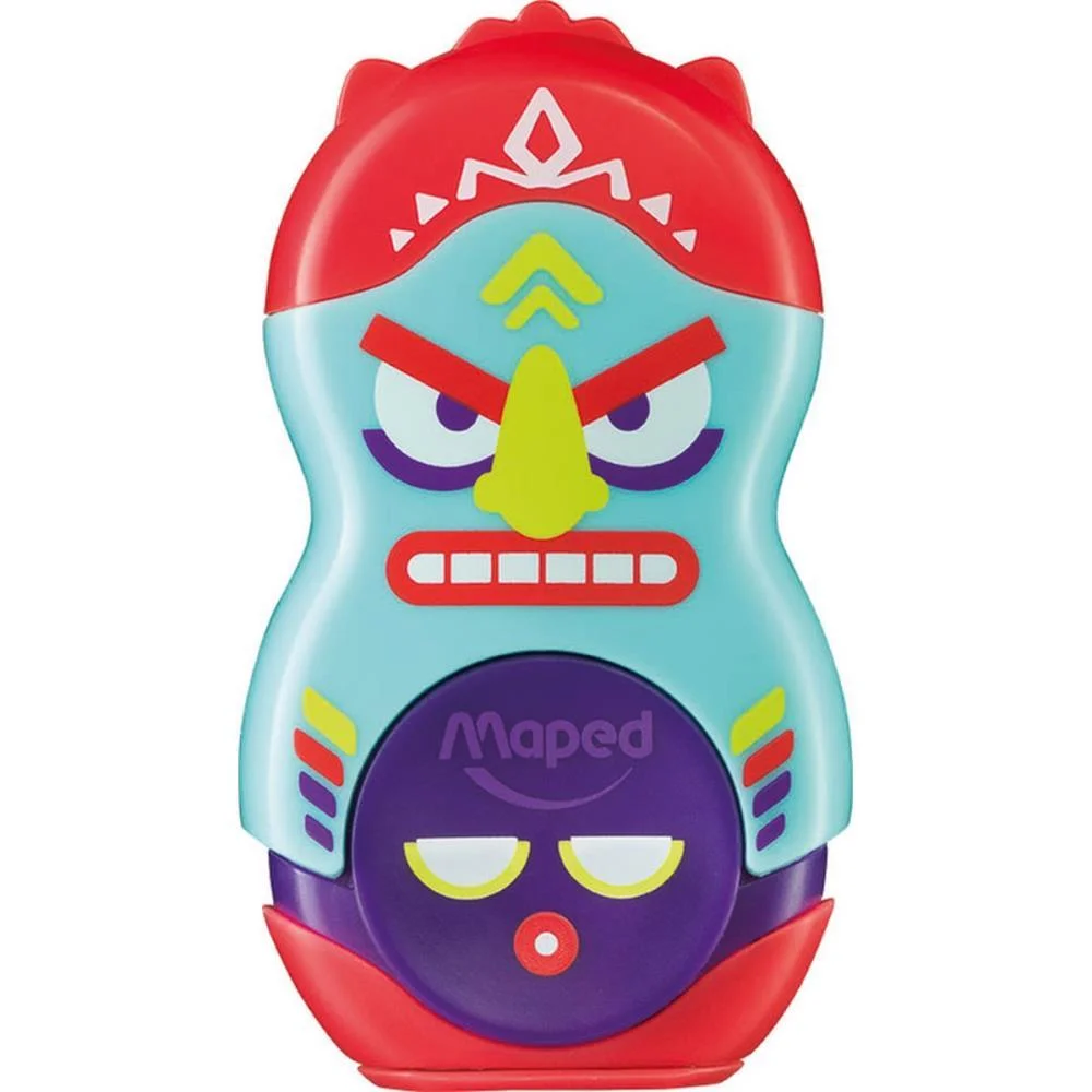 Apontador Com Deposito Loopy Totem C/Borracha Rotativ Maped C/ 24 Unidades - imagem 7