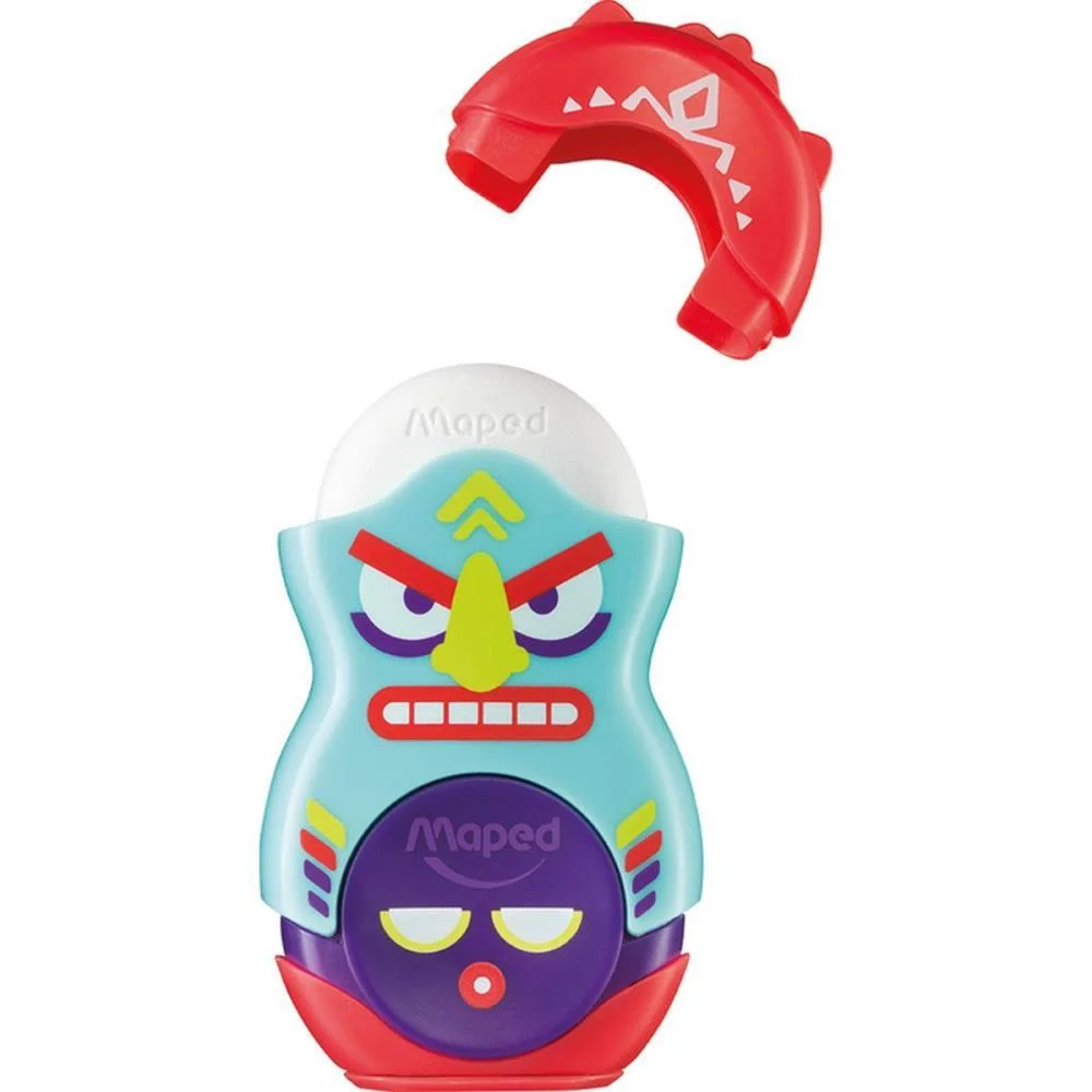 Apontador Com Deposito Loopy Totem C/Borracha Rotativ Maped C/ 24 Unidades - imagem 8