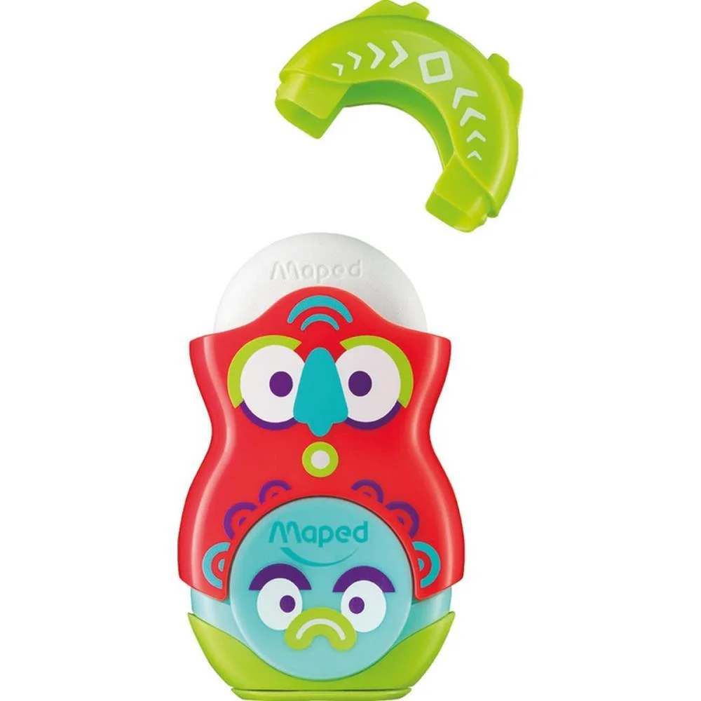 Apontador Com Deposito Loopy Totem C/Borracha Rotativ Maped C/ 24 Unidades - imagem 10