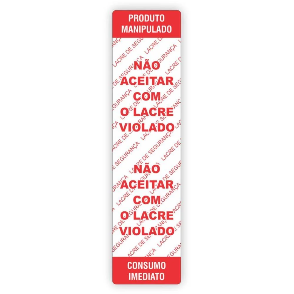 Etiqueta Adesiva Nao Aceitar Lacre Viol100X25Mm Grespan (Rl.c/1000) - imagem 2
