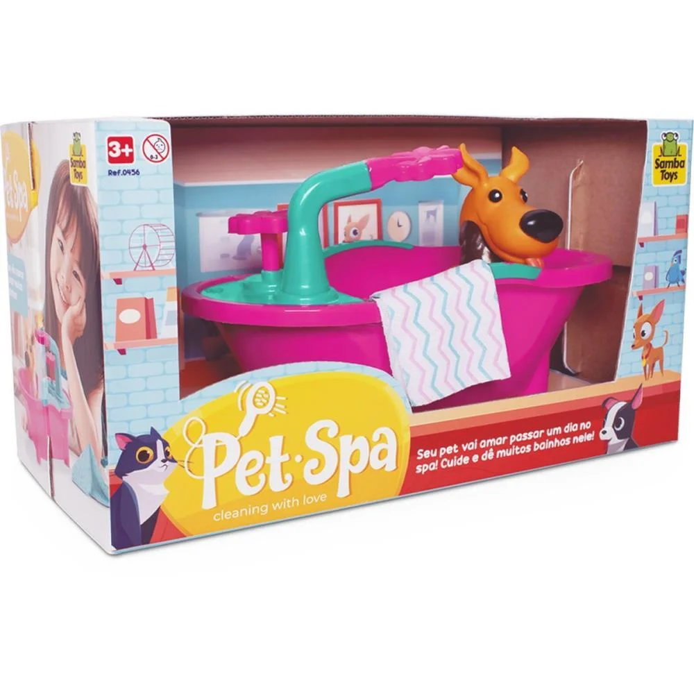 Brincando De Profissoes Pet Spa C/Acessorios Samba Toys - imagem 3