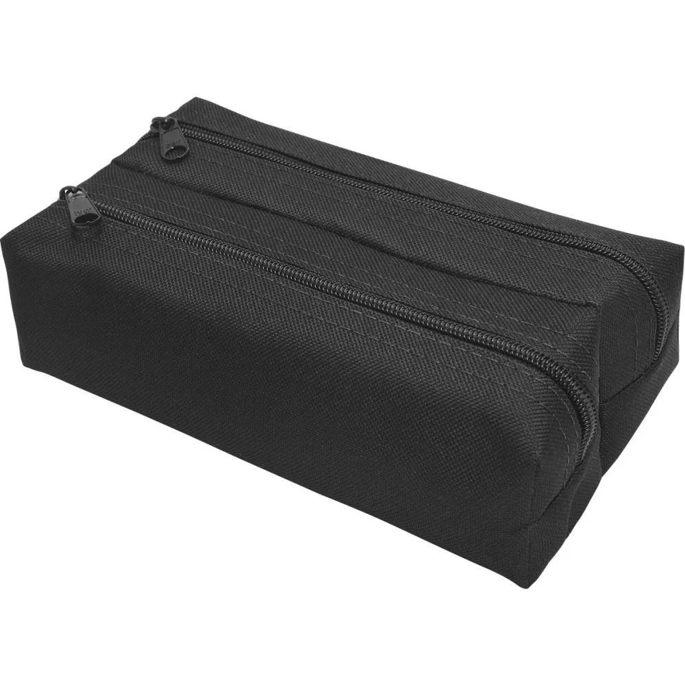 Estojo Duplo Lona/ Nylon 600 Preto Reflex - imagem 3