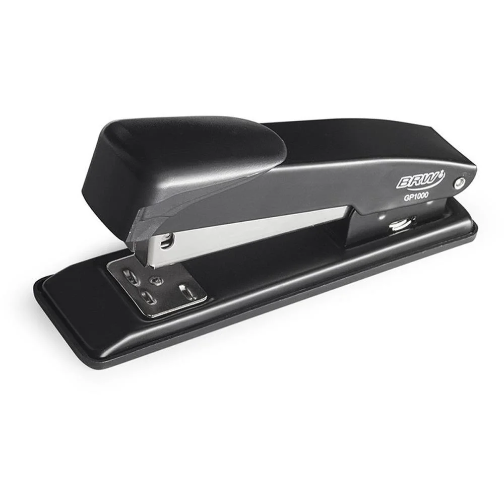 Grampeador Metal P/20Fls 26/6 11,5Cm Preto Brw - imagem 3