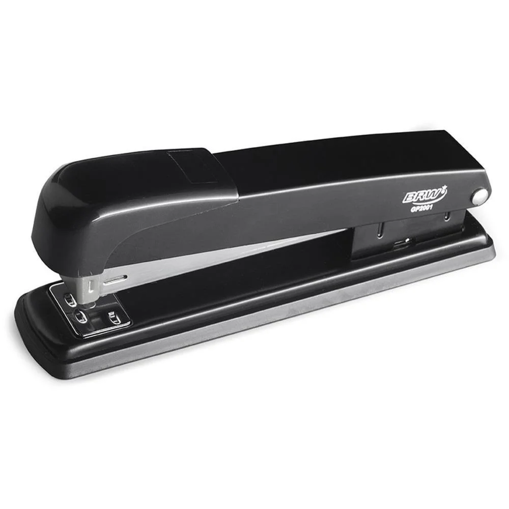 Grampeador Metal P/20Fls 26/6 16Cm Preto Brw - imagem 2