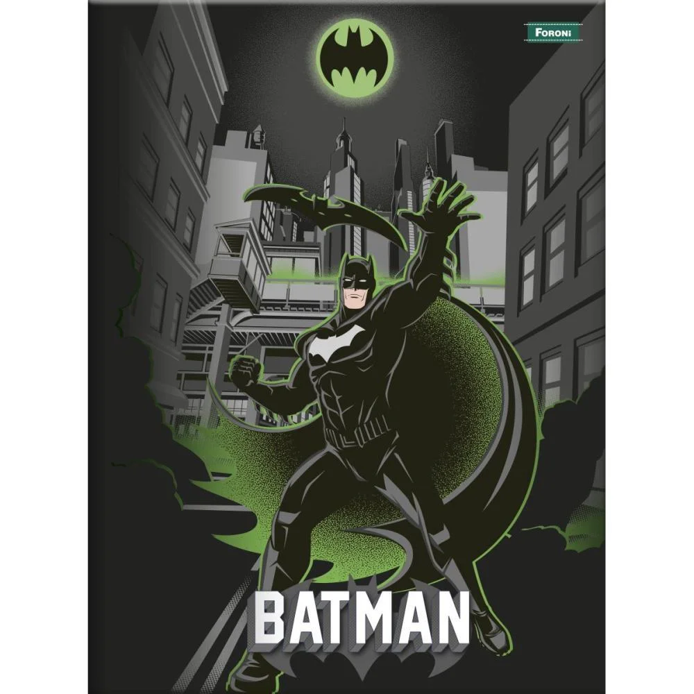 Caderno Brochurao Capa Dura Batman 80Fls. Foroni (Pct.c/05) - imagem 4
