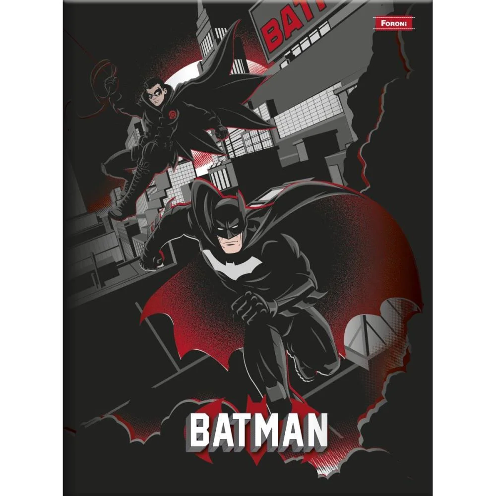 Caderno Brochurao Capa Dura Batman 80Fls. Foroni (Pct.c/05) - imagem 6