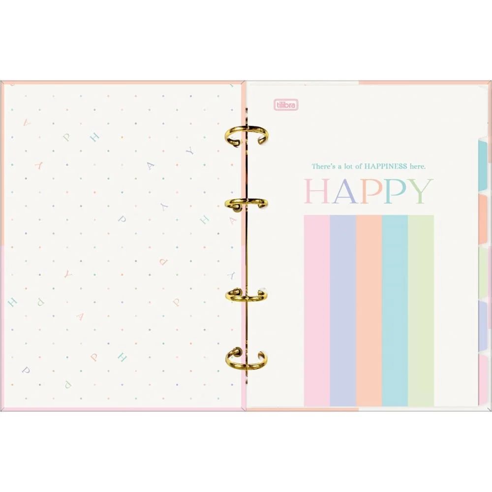 Caderno Argolado Happy Colegial 80Fls. Tilibra - imagem 4