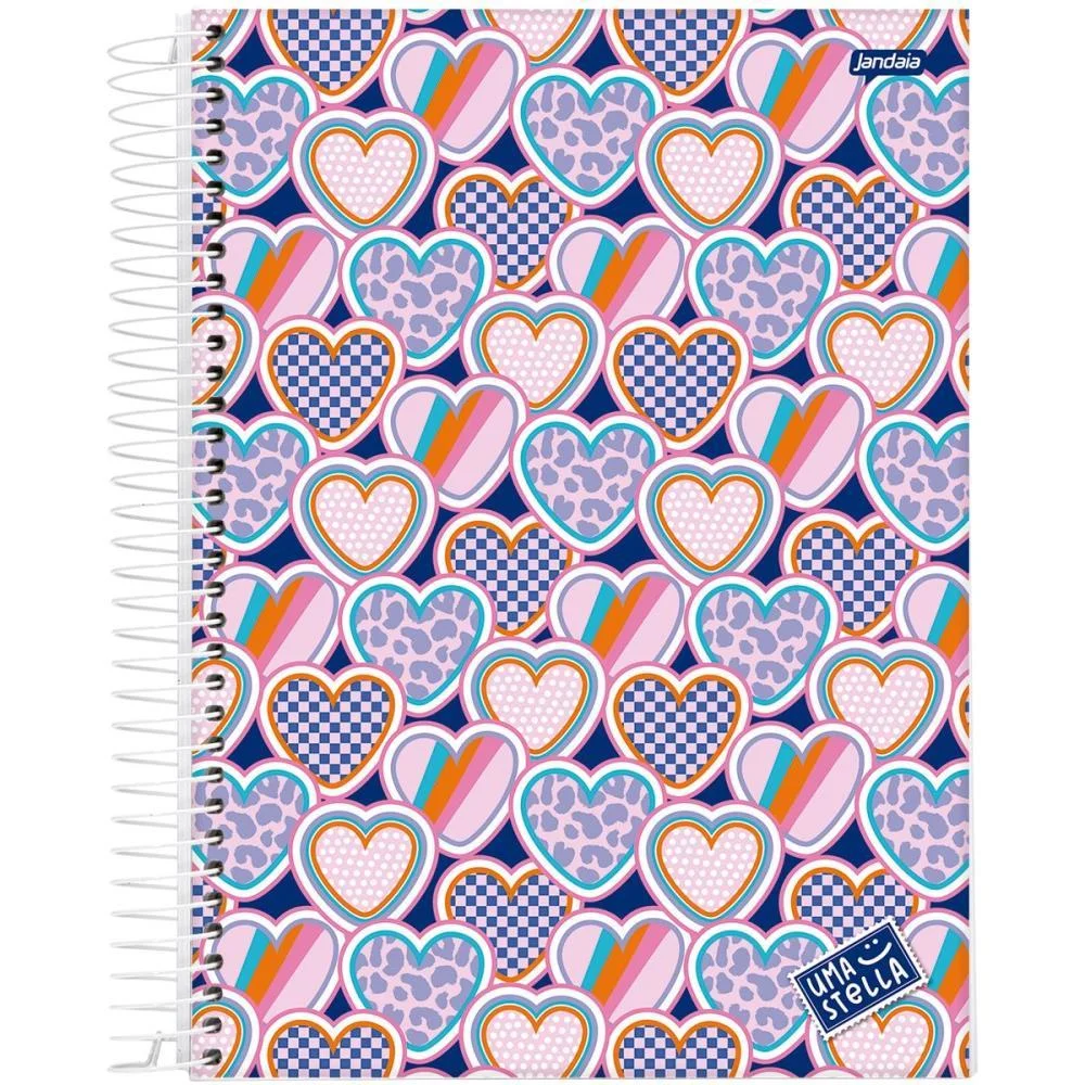 Caderno Espiral Pequeno Capa Dura Stella 80Fls. Jandaia (Pct.c/05) - imagem 11