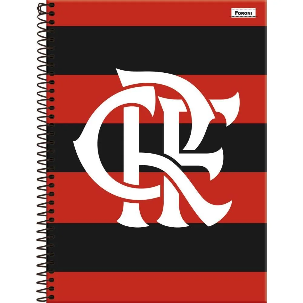 Caderno 10X1 Capa Dura Flamengo 160F Foroni (Pct.c/04) - imagem 2
