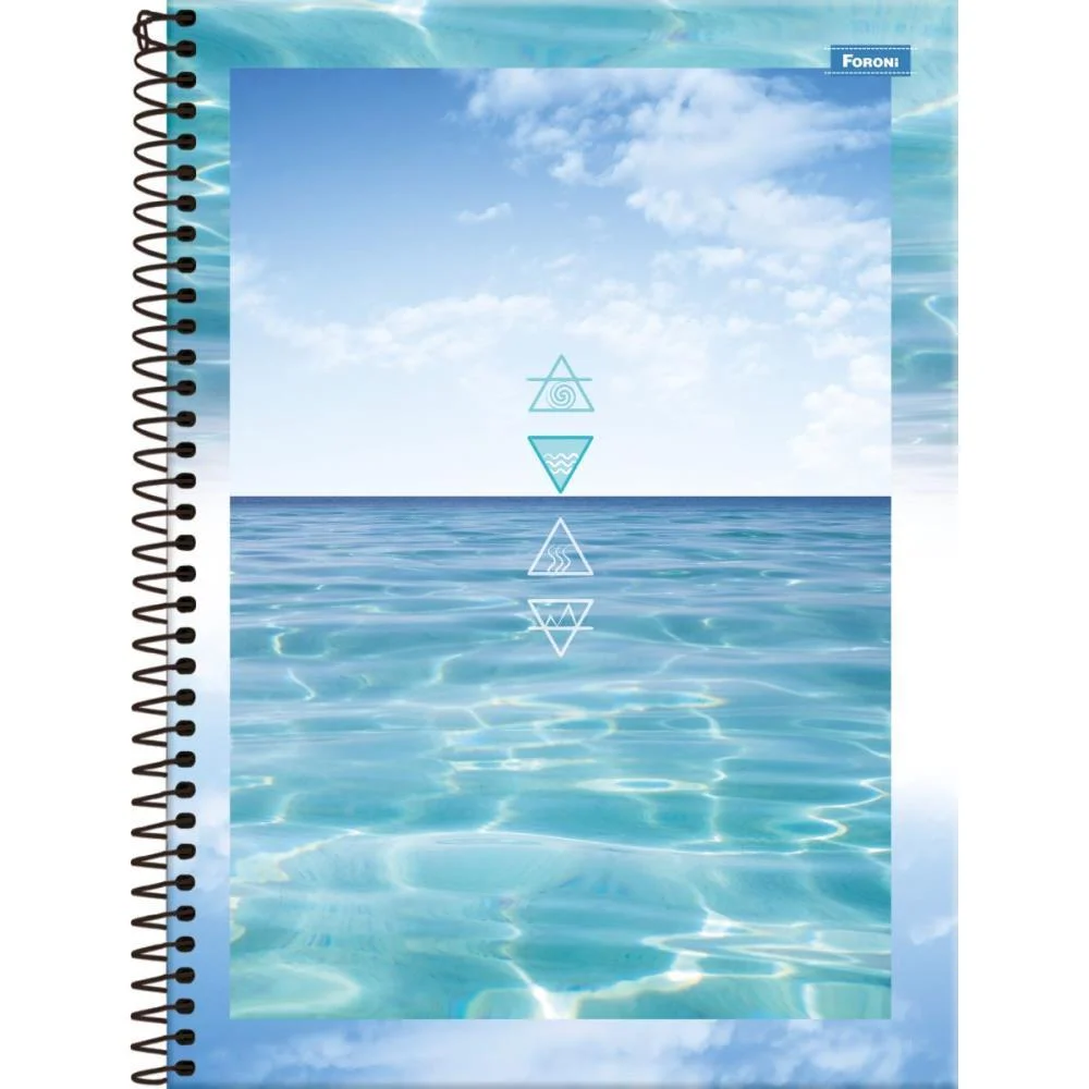 Caderno 15X1 Capa Dura 4 Elementos 240Fls. Foroni (Pct.c/02) - imagem 5