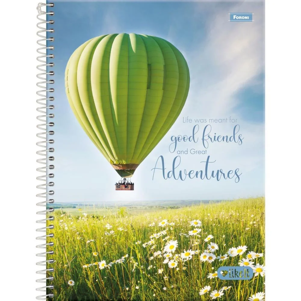Caderno 01X1 Capa Dura Like It 80Fls. Foroni (Pct.c/04) - imagem 5